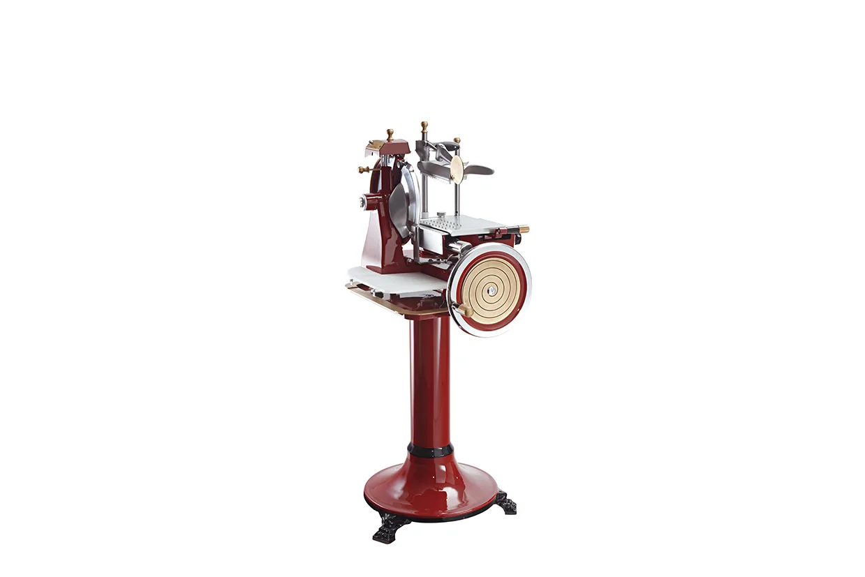 Flywheel meat-slicer