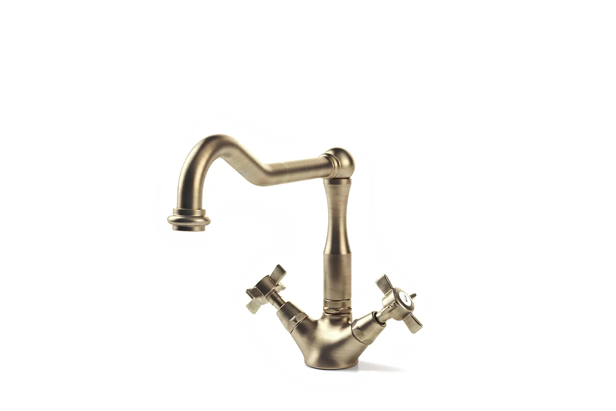 Traditional brass tap